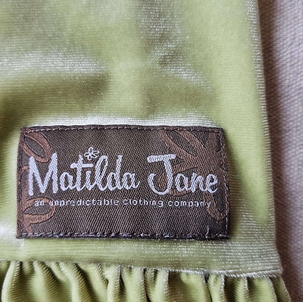 Matilda Jane velour ruffle flare pants